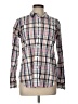 J.Crew 100% Cotton Plaid Ivory Long Sleeve Button-Down Shirt Size 10 - photo 1