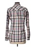 J.Crew 100% Cotton Plaid Ivory Long Sleeve Button-Down Shirt Size 10 - photo 2