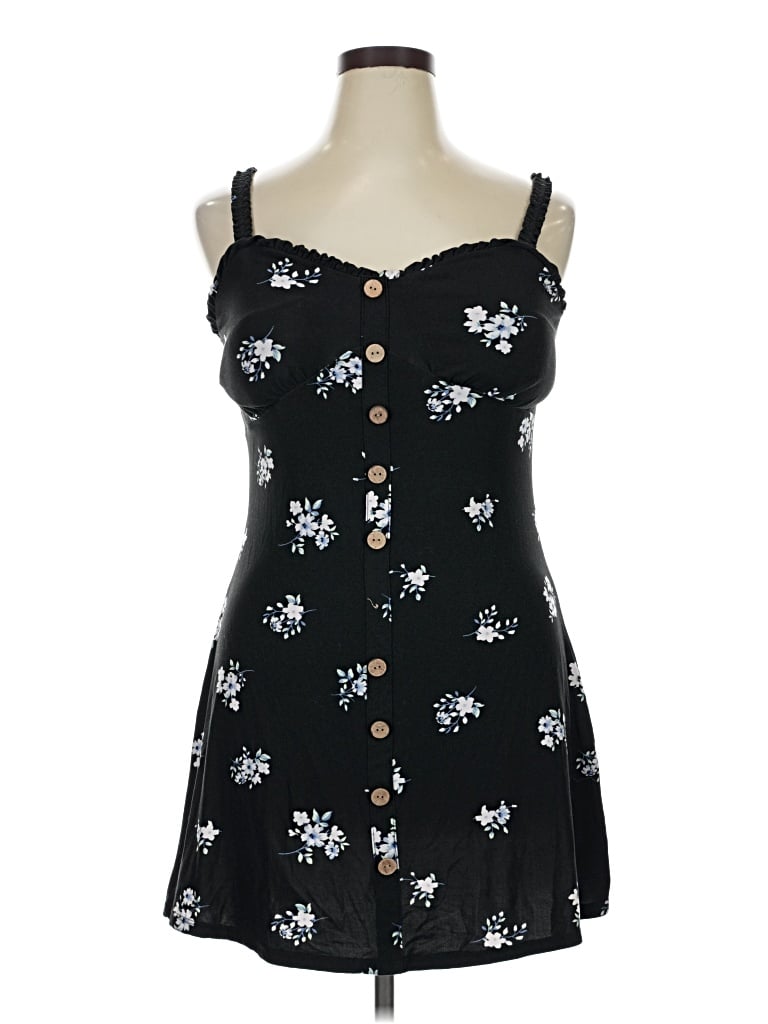 Pre-owned No Boundaries Casual Dress In Black