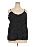 B Collection by Bobeau 100% Polyester Black Sleeveless Top Size 2X - photo 1