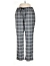 Open Edit Plaid Gray Casual Pants Size L - photo 1