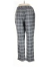 Open Edit Plaid Gray Casual Pants Size L - photo 2