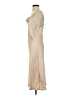 Bebe 100% Polyester Metallic Tan Cocktail Dress Size S - photo 5