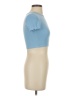 Zara Blue Short Sleeve Turtleneck Size S - photo 4