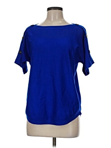 Cable & Gauge Short Sleeve Blouse (view 1)