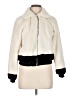 Say What? 100% Polyester Ivory Faux Fur Jacket Size M - photo 1