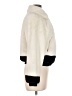 Say What? 100% Polyester Ivory Faux Fur Jacket Size M - photo 4