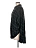 BDG 100% Rayon Plaid Black Long Sleeve Button-Down Shirt Size M - photo 5
