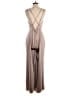AaKaa Metallic Tan Jumpsuit Size M - photo 2
