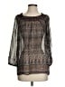 Joie 100% Silk Gray 3/4 Sleeve Silk Top Size XS - photo 1