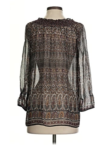 Joie 3/4 Sleeve Silk Top (view 2)