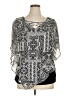 Alyx 100% Polyester Silver 3/4 Sleeve Blouse Size 0X - photo 1