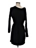 P.S. Kate Solid Black Casual Dress Size S - photo 1