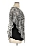 Alyx 100% Polyester Silver 3/4 Sleeve Blouse Size 0X - photo 4