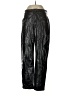 A New Day 100% Polyurethane Metallic Black Casual Pants Size 8 - photo 1
