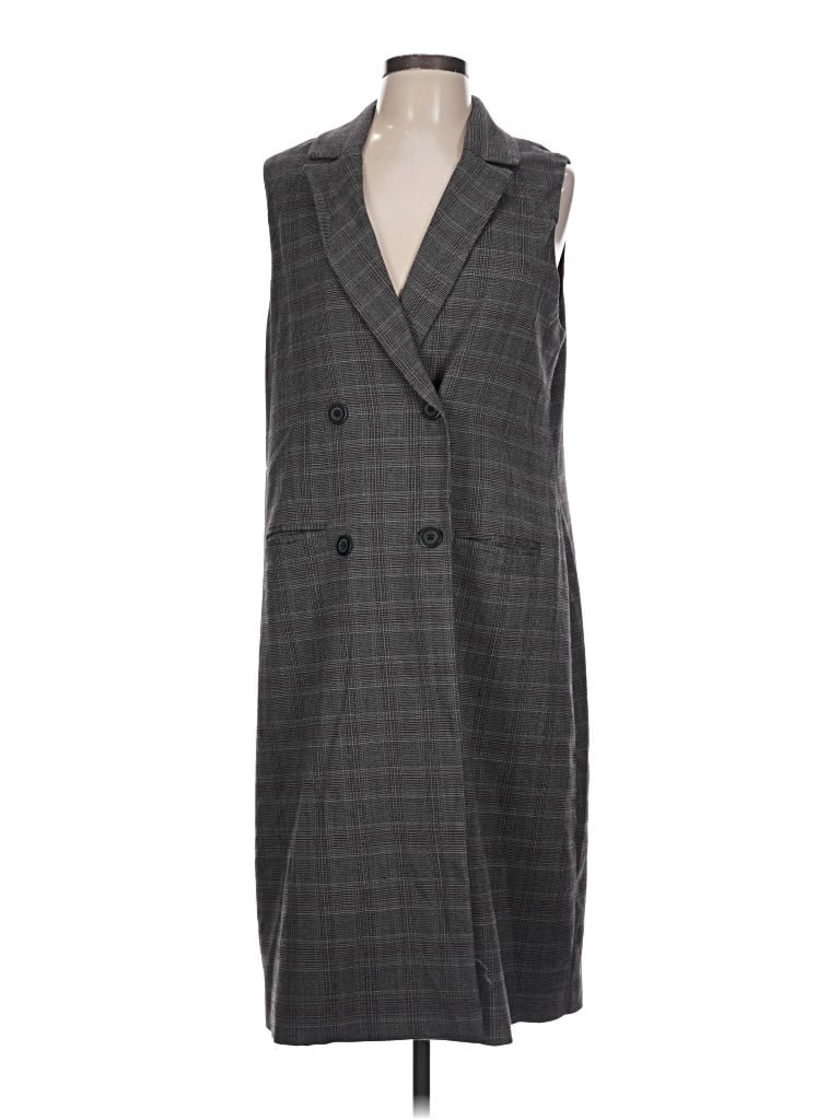 Pre-owned Bcbgmaxazria Vest In Gray