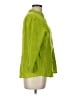 Talbots 100% Linen Green 3/4 Sleeve Button-Down Shirt Size L - photo 4