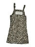 Tahari Animal Print Black Tan Dress Size 10 - photo 2