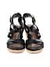 Sofft 100% Leather Black Wedges Size 8 - photo 2
