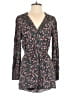Lost + Wander 100% Rayon Floral Black Romper Size S - photo 1