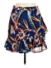 Red Carter 100% Polyester Tropical Blue Casual Skirt Size M - photo 1