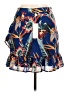 Red Carter 100% Polyester Tropical Blue Casual Skirt Size M - photo 2