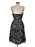 BCBGMAXAZRIA 100% Silk Animal Print Black Cocktail Dress Size 8 - photo 2