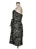 BCBGMAXAZRIA 100% Silk Animal Print Black Cocktail Dress Size 8 - photo 5
