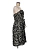 BCBGMAXAZRIA 100% Silk Animal Print Black Cocktail Dress Size 8 - photo 4
