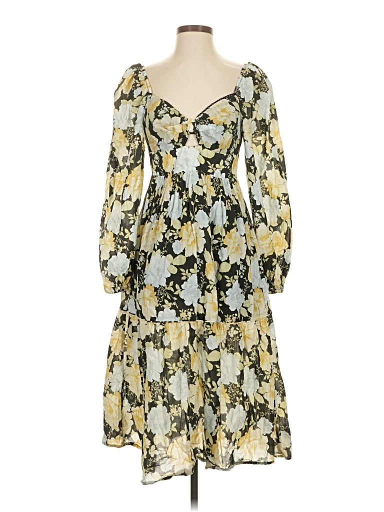 Pre-owned We Are Kindred Casual Dress In Yellow