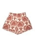Shein Print Red Shorts Size 6 - photo 1