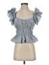 Ulla Johnson 100% Linen Blue Sleeveless Blouse Size 2 - photo 1