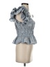 Ulla Johnson 100% Linen Blue Sleeveless Blouse Size 2 - photo 4