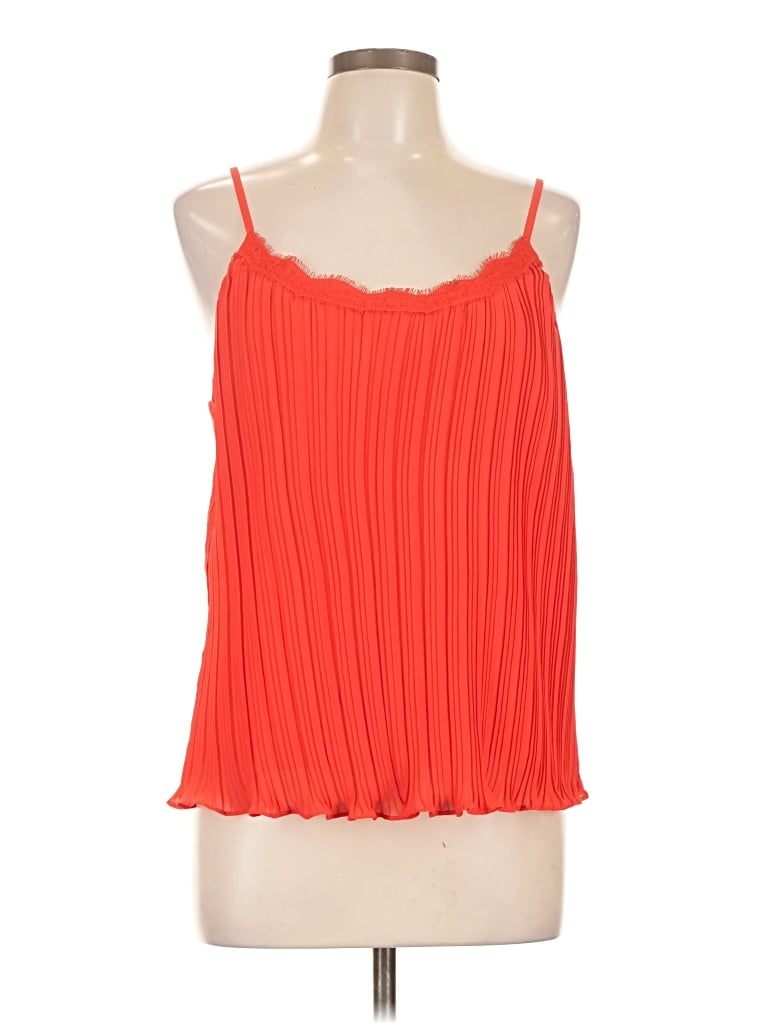 Skies Are Blue Sleeveless Blouse In Red