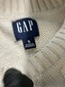 Gap 100% Cotton Solid Ivory Turtleneck Sweater Size S - photo 7