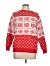 Fashion Print Red Pullover Sweater Size L - photo 1
