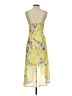 Rays for Days 100% Rayon Floral Yellow Cocktail Dress Size S - photo 2