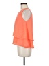 Stella Luce 100% Polyester Orange Sleeveless Blouse Size M - photo 5