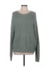 Pink Lily Solid Green Pullover Sweater Size L - photo 1