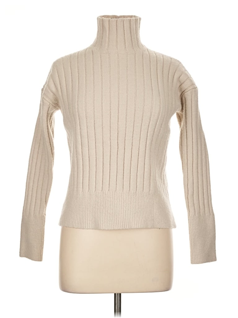 Pre-owned Assorted Brands Fleece Jacket In Ivory