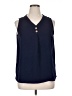 Cupshe 100% Polyester Blue Sleeveless Blouse Size XL - photo 1