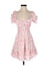 Hello Molly 100% Rayon Hearts Pink Casual Dress Size 4 - photo 1