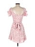 Hello Molly 100% Rayon Hearts Pink Casual Dress Size 4 - photo 2