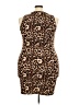 Shein Curve Animal Print Brown Cocktail Dress Size 20 Plus (4) - photo 2