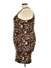 Shein Curve Animal Print Brown Cocktail Dress Size 20 Plus (4) - photo 5