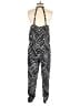 Eight Sixty 100% Polyester Graphic Black Jumpsuit Size S - photo 2
