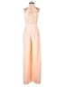 Bebe Color Block Pink Jumpsuit Size 0 - photo 1