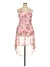 Unbranded Floral Pink Cocktail Dress Size 21 - photo 1