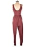Active by Old Navy Solid Burgundy Jumpsuit Size S - photo 2