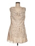 Motel 100% Polyester Animal Print Tan Cocktail Dress Size M - photo 1